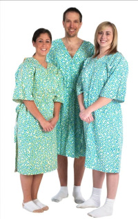 An Ohio Clinic Has its Very Own DVF Wrap Gowns