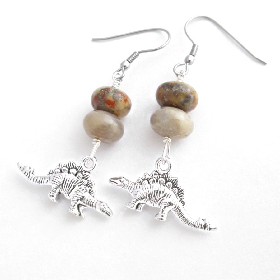Dino earrings