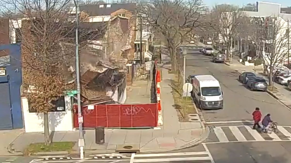 DC Building Collapse Caught on Home Security Camera – NBC New York
