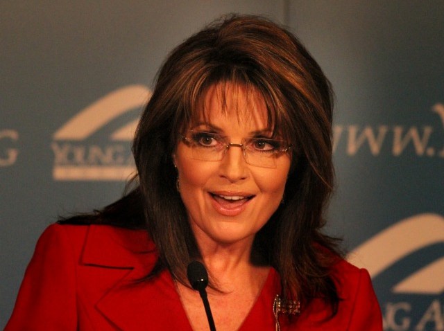020411 Sarah Palin at Regan Ranch Center