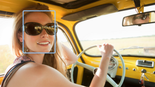 Example of face recognition software Amazon Rekognition