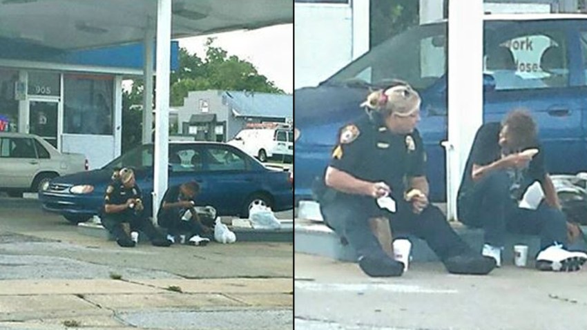 072715 erica hay ocala police homeless meal