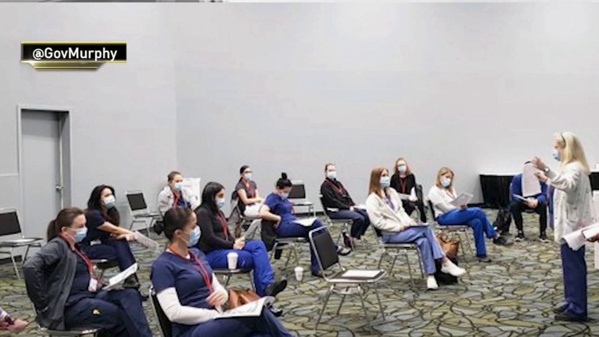 Field Hospital Opens at the Meadowlands to Relieve Pressure From COVID