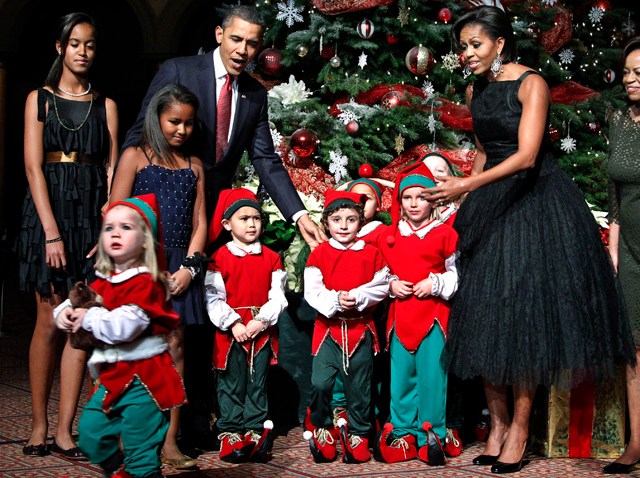 Obama Christmas In Washington