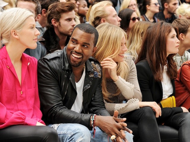Kanye at Burberry