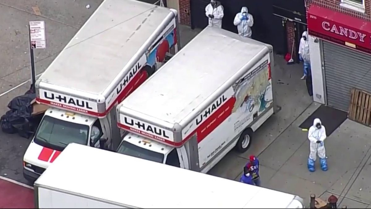 Dozens of Bodies Found in Trucks at NYC Funeral Home NBC New York