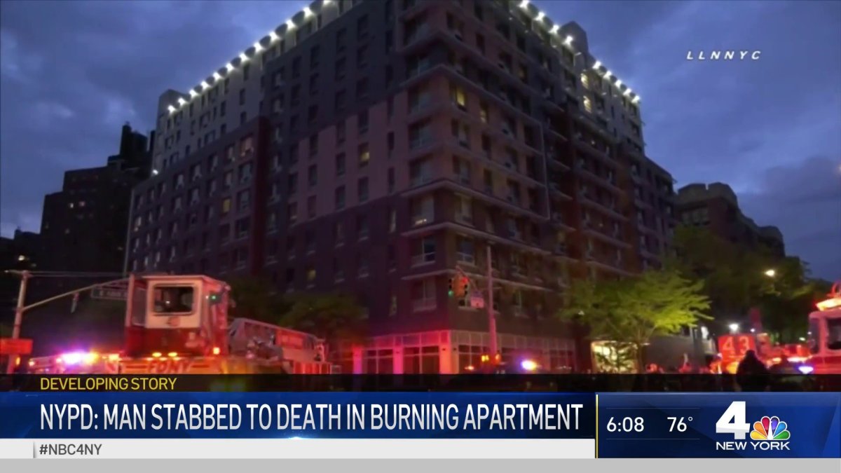 Man Found Stabbed To Death In Burning Apartment – NBC New York