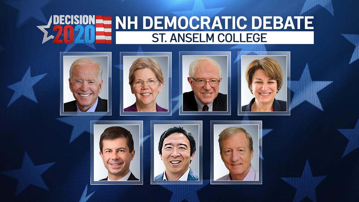 Recap Dems Debate in New Hampshire NBC New York