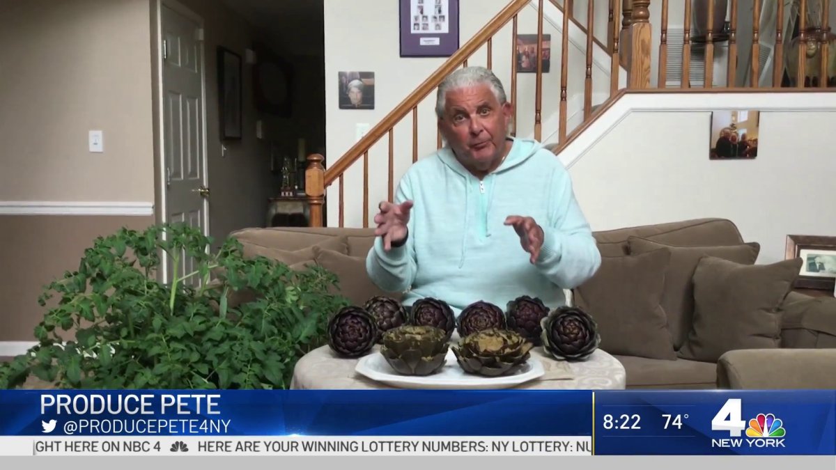 Produce Pete From Home Purple Artichokes NBC New York