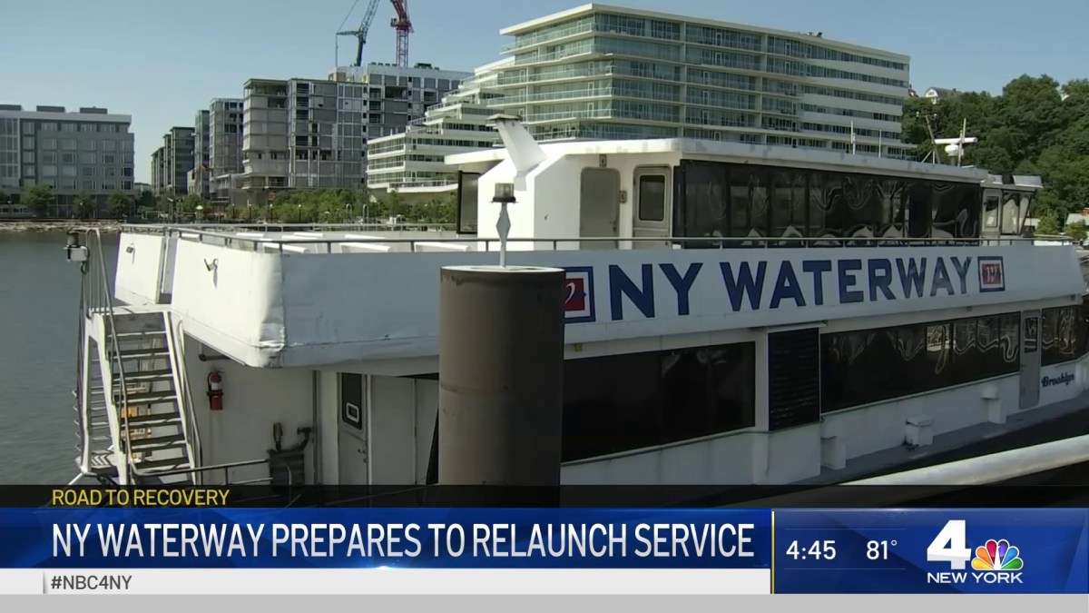 NY Waterway Prepares to Relaunch Service NBC New York