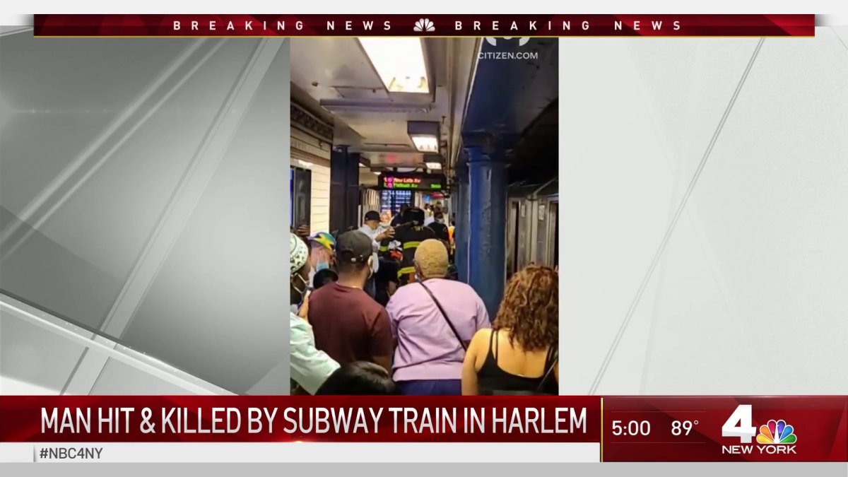 Man Pushed Off Harlem Platform, Killed by Subway Train – NBC New York
