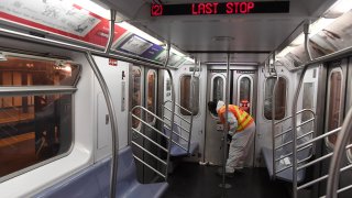 MTA disinfect subways