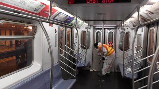 MTA disinfect subways