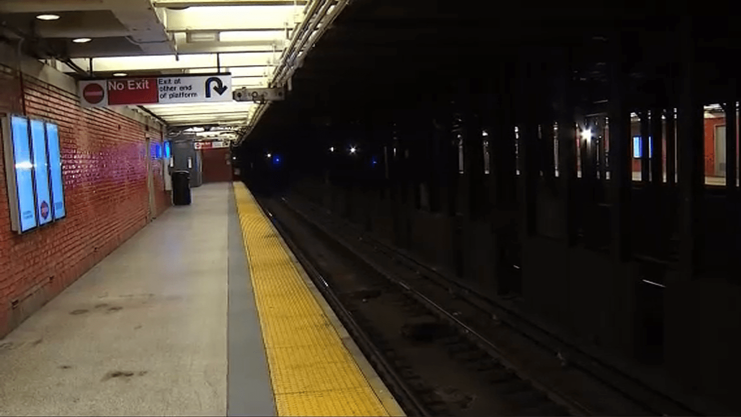 Two men fight and bite in busy New York subway car