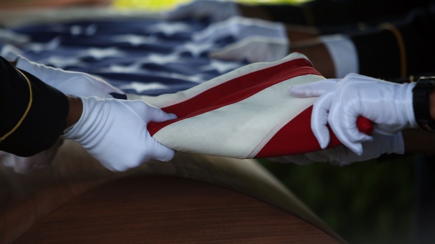 soldier death generic flag casket