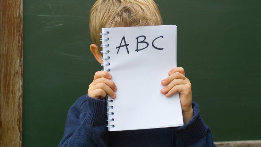 chalk board boy