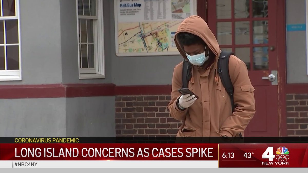 Long Island Concerns as Coronavirus Cases Spike NBC New York