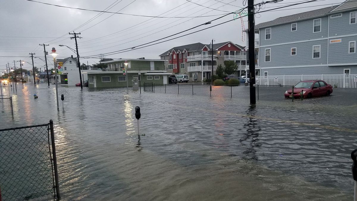 Heavy Rain Moves Out Flooding Lingers At Jersey Shore Nbc New York
