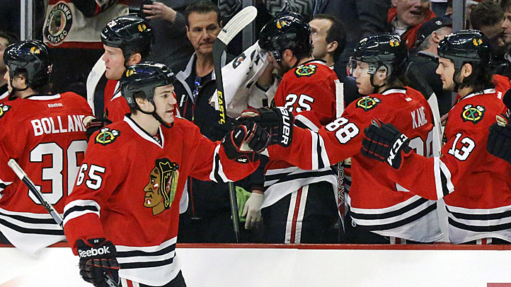Avalanche Blackhawks Hockey