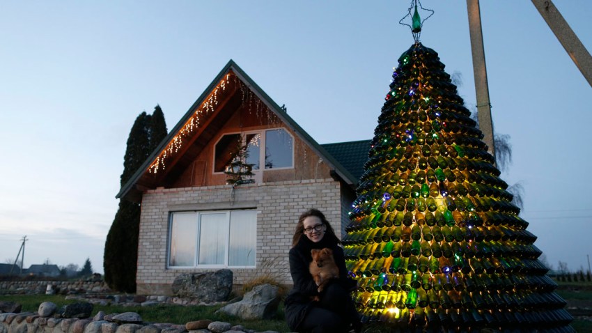 Lithuania Bottled Tree