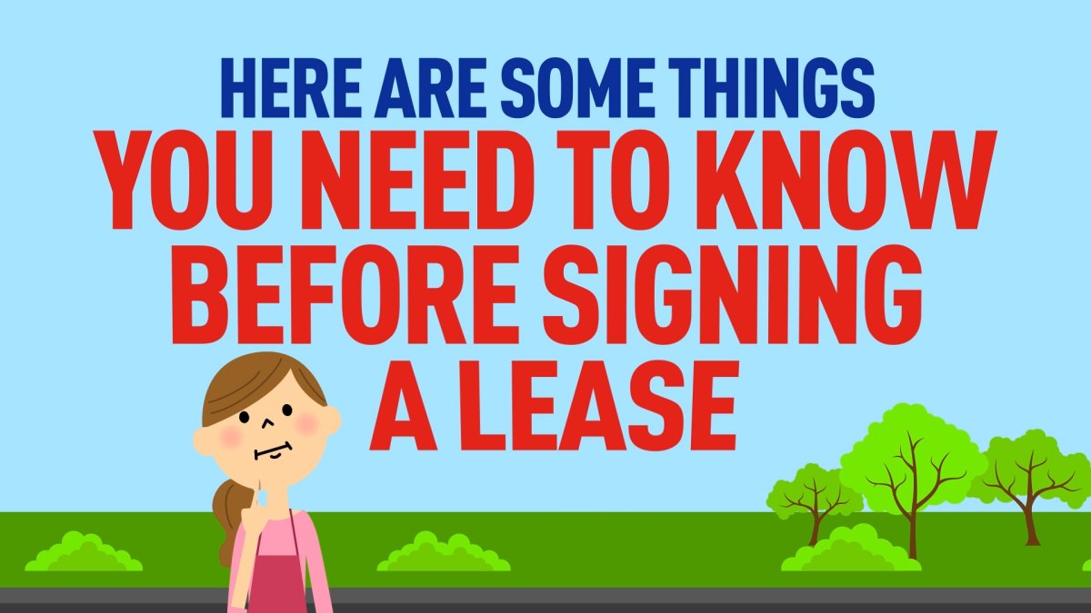 What to Know Before Signing an Apartment Lease NBC New York