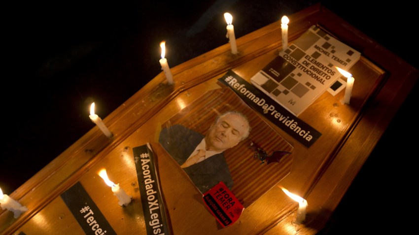 APTOPIX Brazil Political Crisis