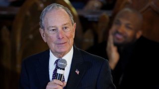 Michale Bloomberg speaks in Oklahoma