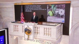 Kevin Fitzgibbons, Chief Security Officer, rings The Opening Bell