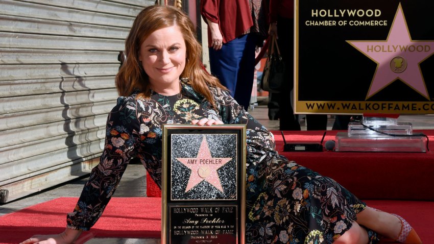 APTOPIX Amy Poehler Honored With a Star on the Hollywood Walk of
