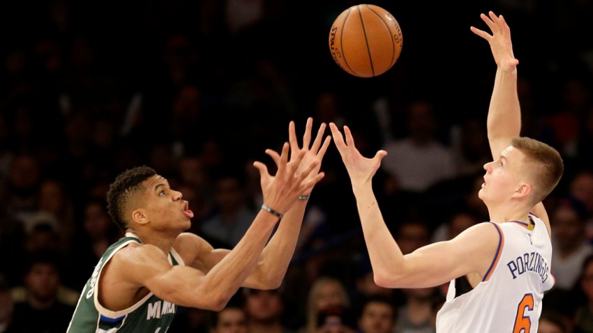 Bucks Knicks Basketball