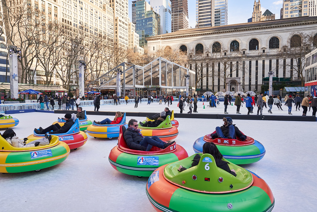 Bumper cars bryant park ice run extended returns skating things yoga wars weekend star car until york february Bumper Cars on Ice Returns to Bryant Park for Extended Run – NBC New York