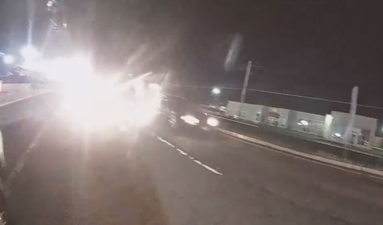 Burlington Township Police Officer Sideswiped