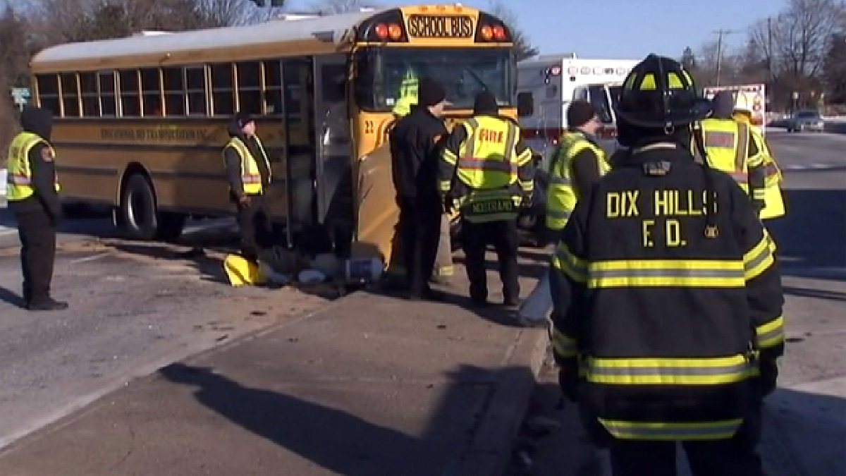 24 Students, 4 Others Taken To Hospital After School Bus Crash – NBC ...