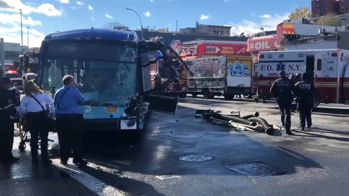 Dozens Injured in Bus, Fire Truck Collision in the Bronx NBC New York