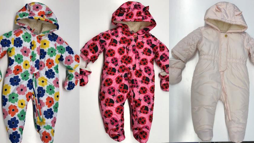 Children's Place Snowsuit Collage