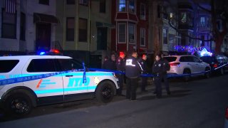 Police outside home