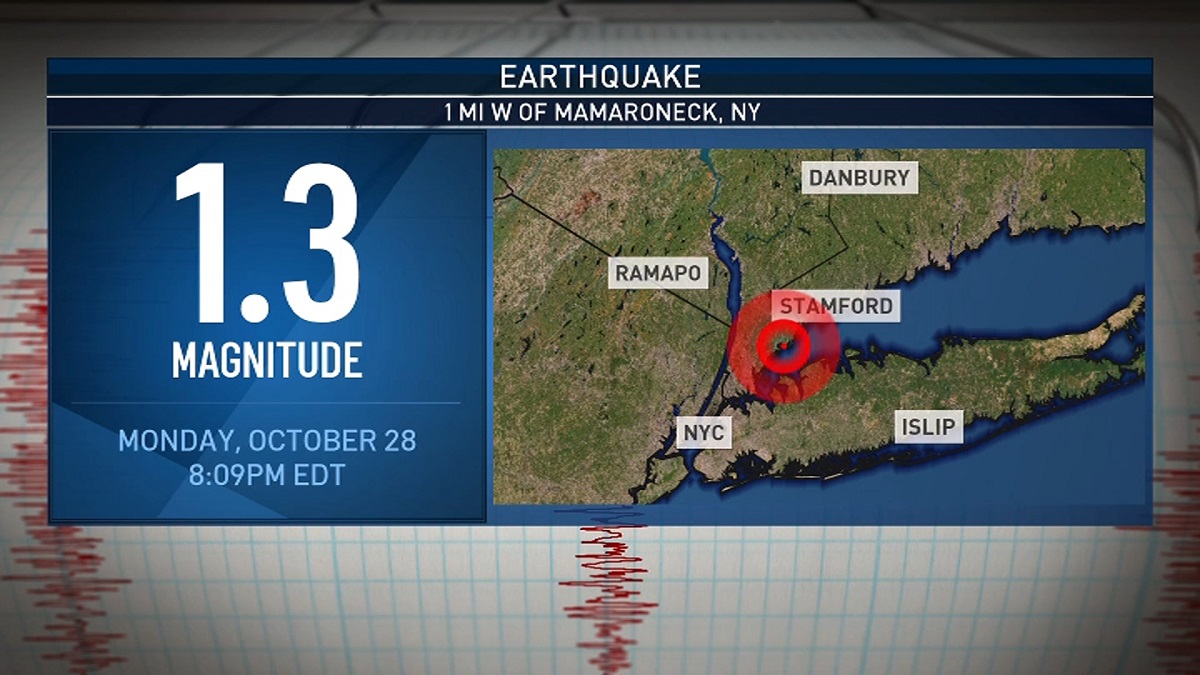 Yes There Really Was An Earthquake In New York NBC New York   Earthquake Graphic NBC New York 