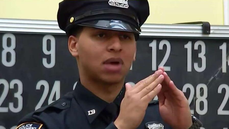 First NYPD Officer With Sign Language 
