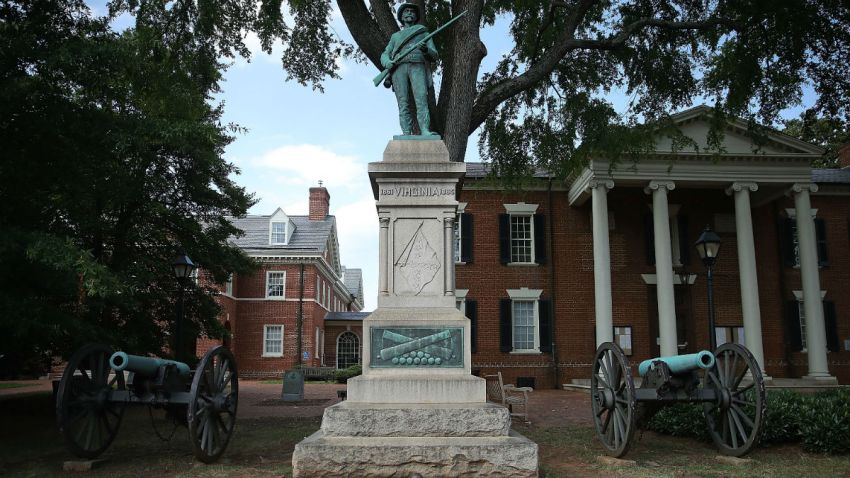 Getty confederate statue