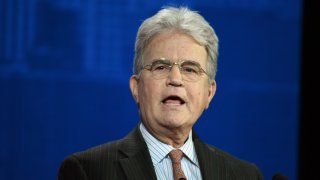 File photo: Former U.S. Senator for the State of Oklahoma and Founder of Pursuit Hon. Dr. Tom Coburn speaks onstage during the 2018 Concordia Annual Summit on September 25, 2018 in New York City.