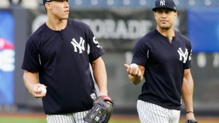 Aaron Judge and Giancarlo Stanton