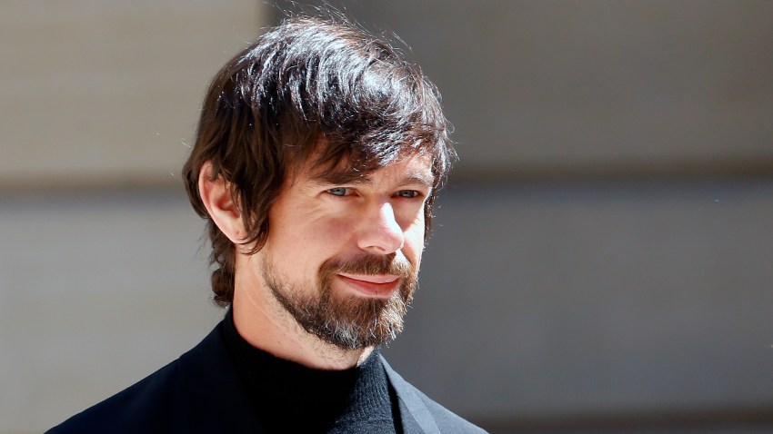 In this May 15, 2019, file photo, Jack Dorsey arrives to attend the "Tech for Good" Summit at Hotel de Marigny in Paris, France.