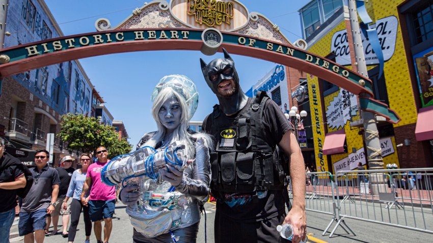 Characters at Comic-Con