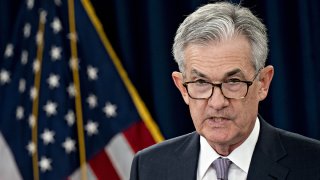 In this Sept. 18, 2019, file photo, Jerome Powell, chairman of the U.S. Federal Reserve, speaks during a news conference following a Federal Open Market Committee (FOMC) meeting in Washington, D.C.