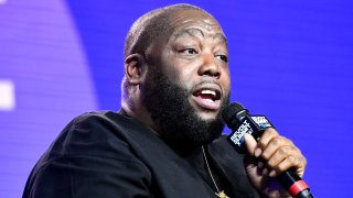 A file photo of Killer Mike from Oct. 25, 2019 in Los Angeles, California.