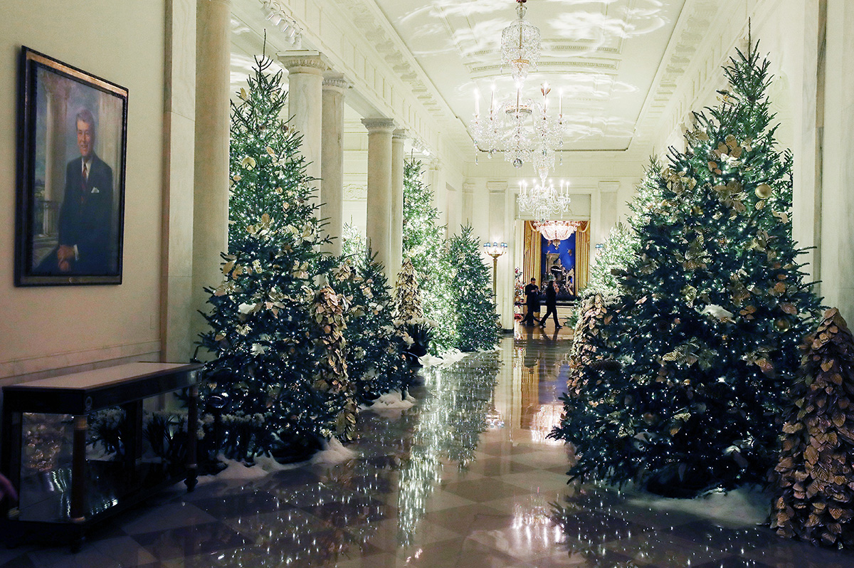white house tours christmas