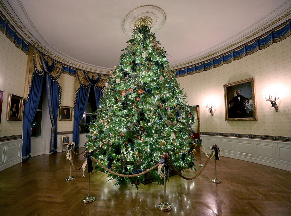White House Christmas Trees Through the Years NBC New York