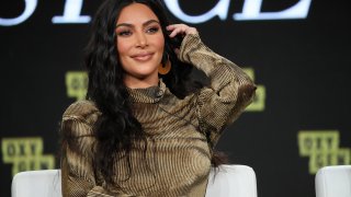 In this Jan. 18, 2020, file photo, Kim Kardashian West of "The Justice Project" speaks onstage during the 2020 Winter TCA Tour Day 12 at The Langham Huntington, Pasadena in Pasadena, California.