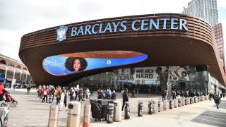 The Barclays Center team store moves to Flatbush Ave. and changes its name:  from Nets Shop by Adidas to Swag Shop to (apparently) Brooklyn Style