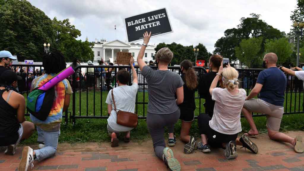 Protesters Outraged Over George Floyd’s Death March on White House